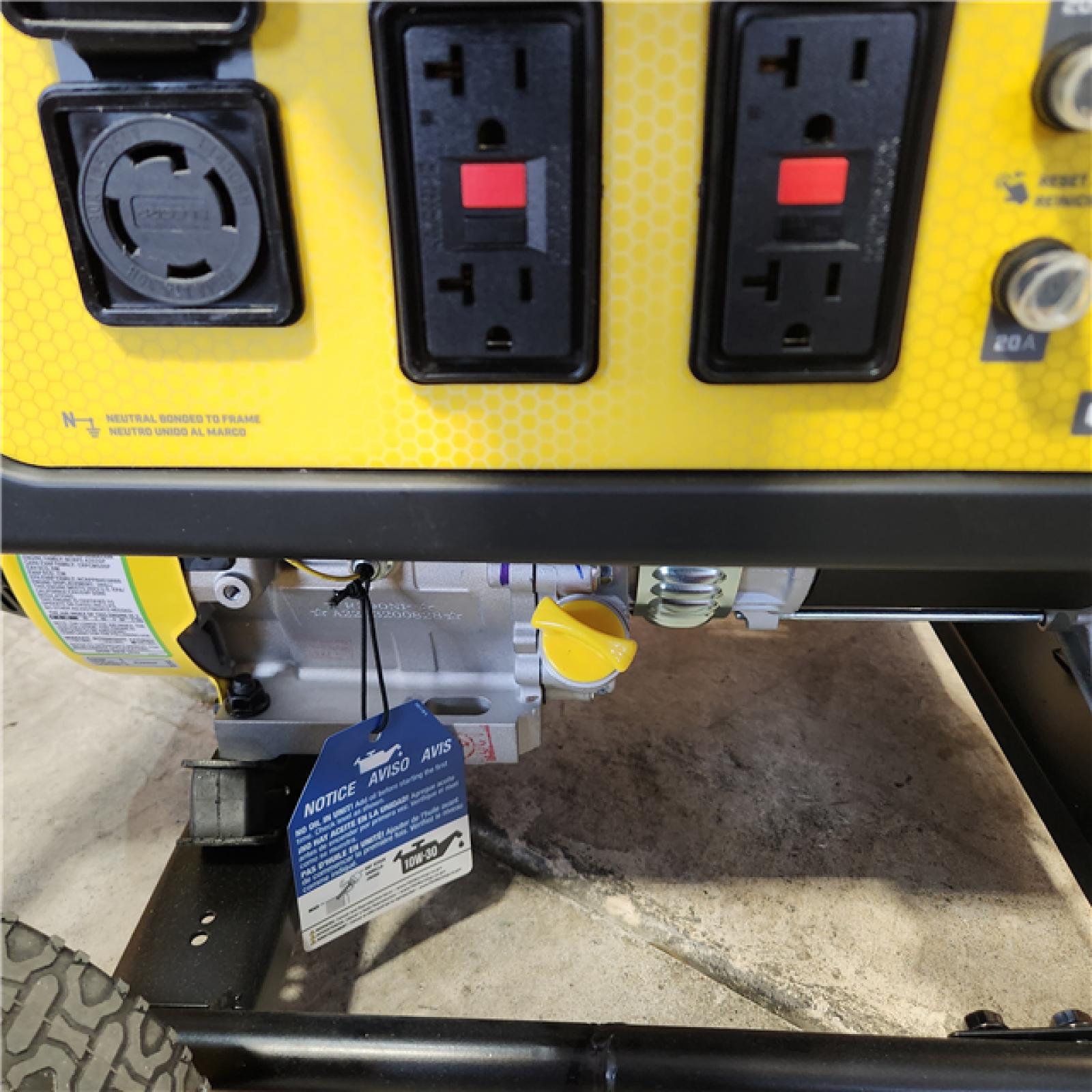 Houston Location - AS-IS Champion Power Equipment 4375/3500 Watt Dual Fuel RV Ready Portable Generator - Appears IN GOOD Condition