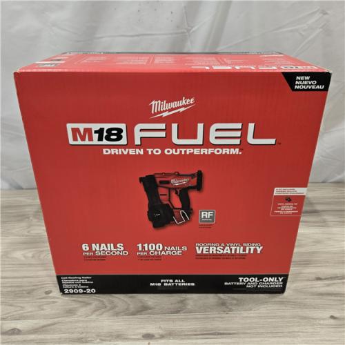 NEW! -  Milwaukee M18 FUEL 18V Cordless Coil Roofing Nailer (Tool Only)