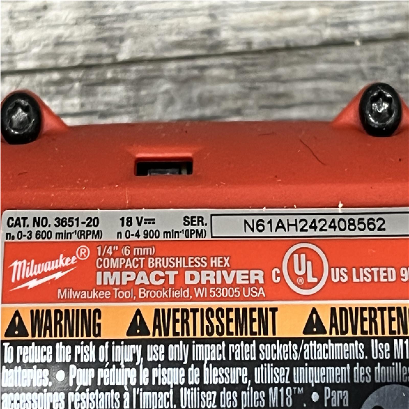 AS-IS Milwaukee 18-Volt Lithium-Ion Brushless Cordless Compact Hammer Drill/Impact Combo Kit