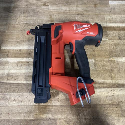 Houston Location AS-IS Milwaukee FUEL 18-Volt Lithium-Ion Brushless Cordless Gen II 18-Gauge Brad Nailer (Tool-Only)