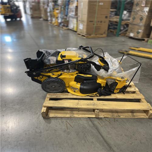 DALLAS LOCATION- AS-IS DEWALT 28 in. 224cc E-GOV Engine 3-in-1 Gas RWD Self-Propelled Lawn Mower