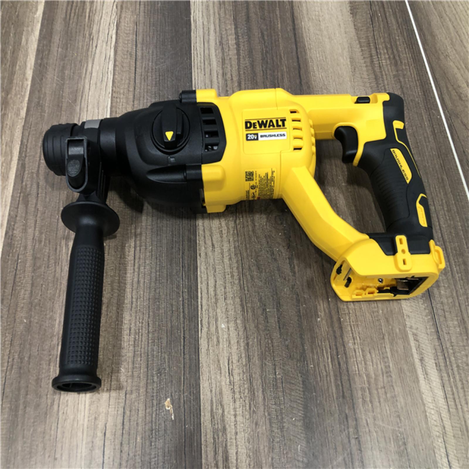 AS-IS DEWALT 20V MAX Cordless Brushless 1 in. SDS Plus D-Handle Concrete and Masonry Rotary Hammer (Tool Only)