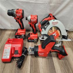 AS-IS- Milwaukee M18 4-Tool Combo Kit