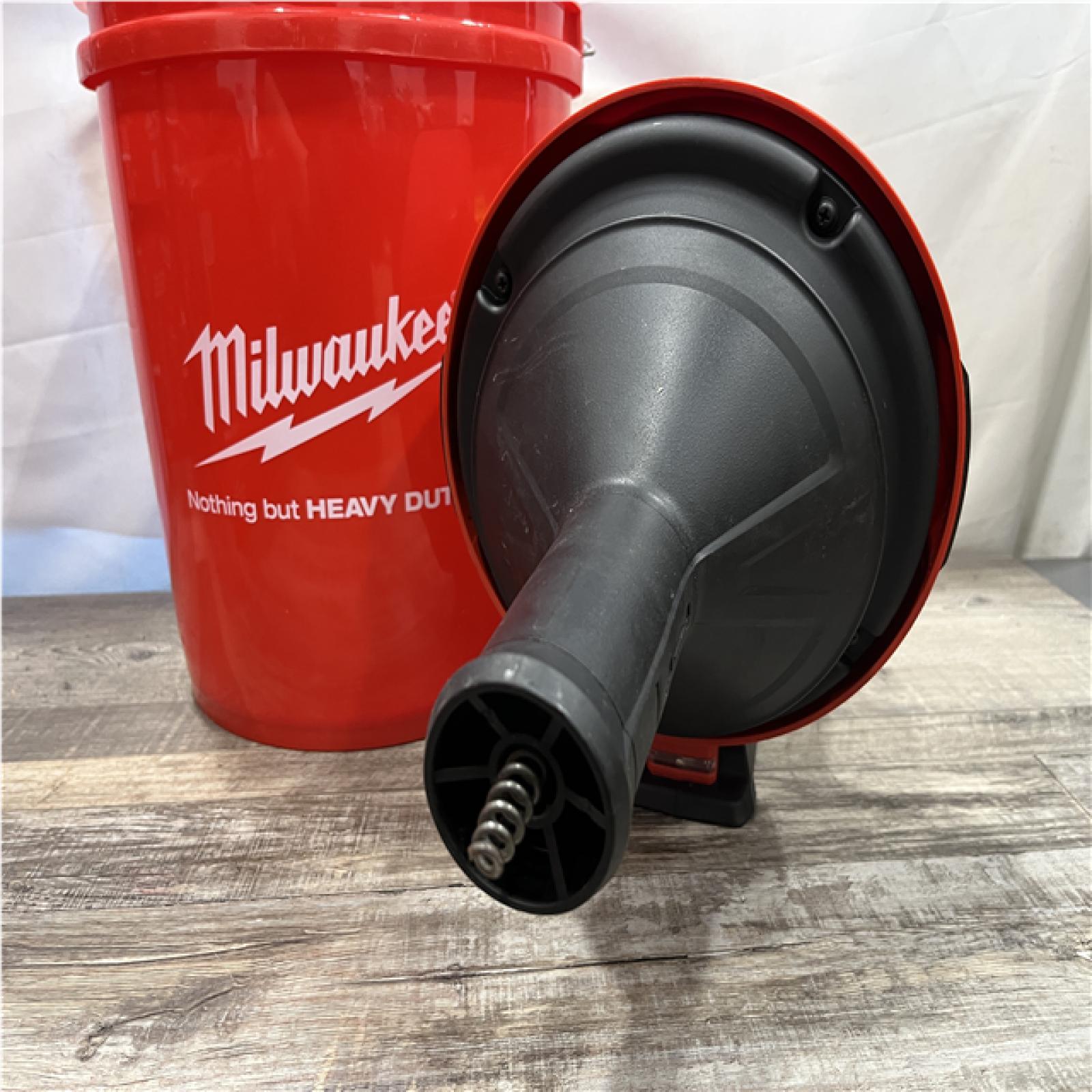 AS-IS Milwaukee 12-V Lithium-Ion Cordless Drain Snake Auger kit