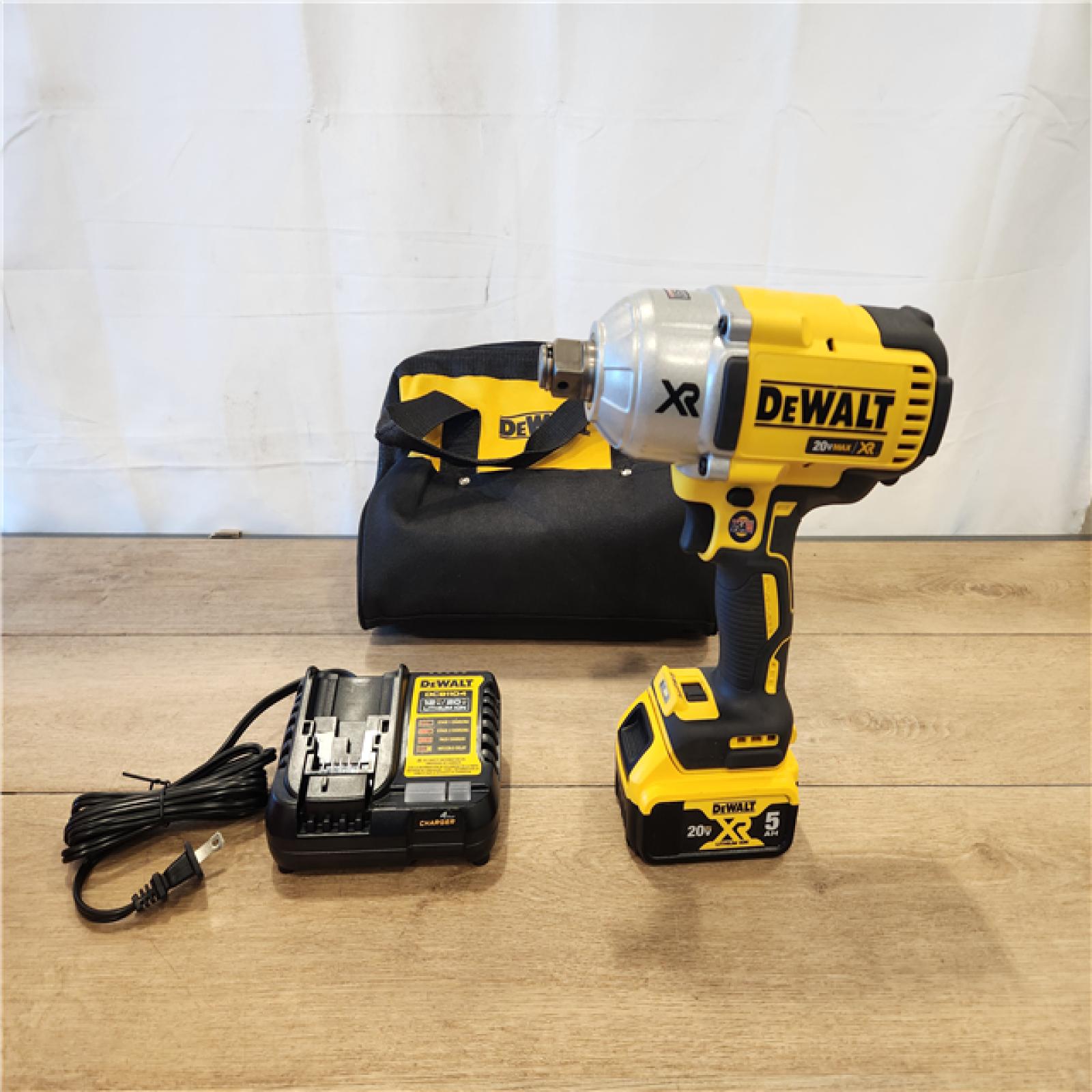 AS-IS- DEWALT 20V MAX Lithium-Ion Cordless 1/2 in. Impact Wrench Kit