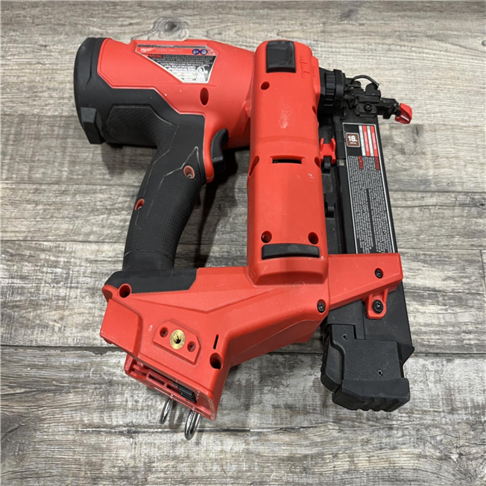 AS-IS Milwaukee FUEL 18-Volt Lithium-Ion Brushless Cordless Gen II 18-Gauge Brad Nailer (Tool-Only)