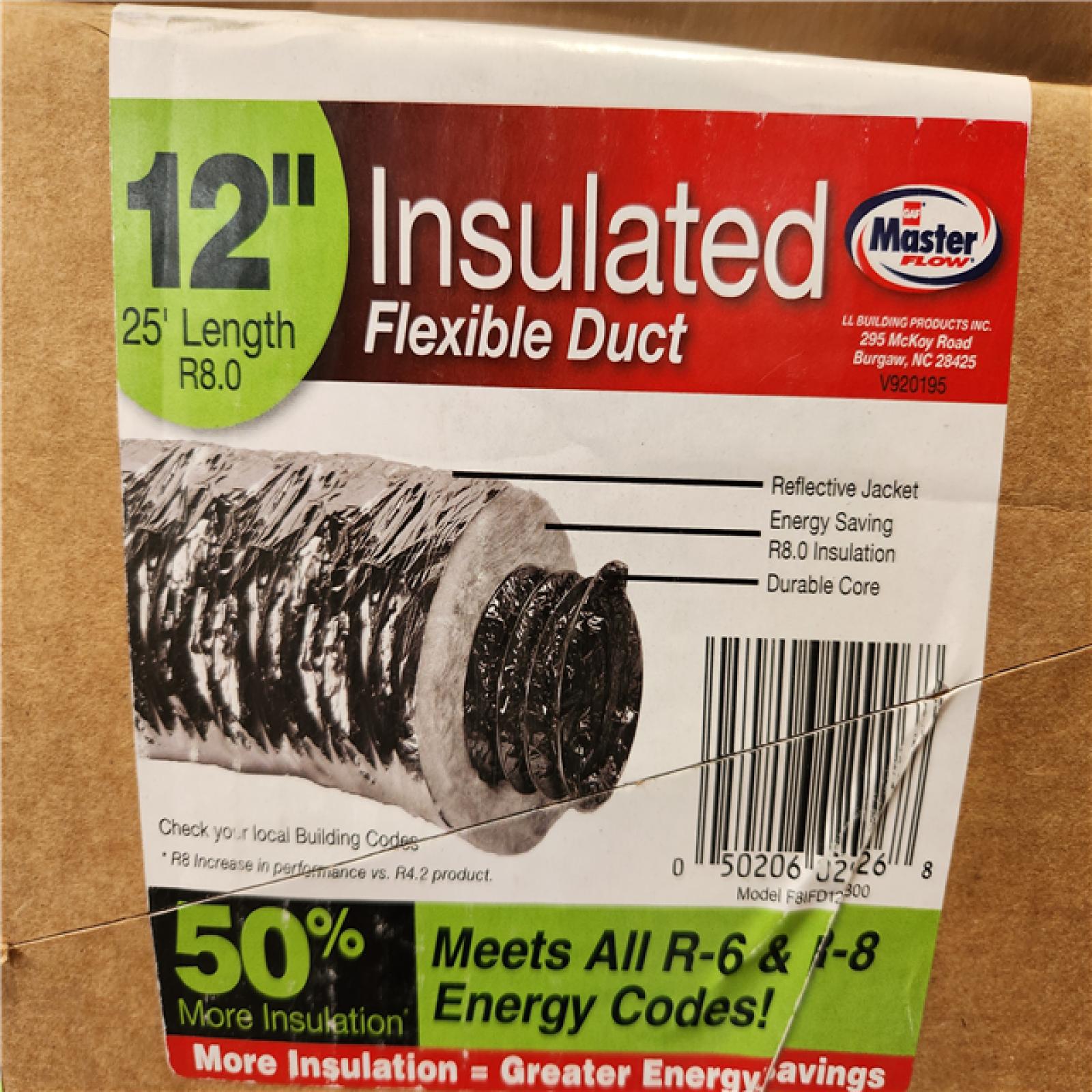 Phoenix AS-IS Insulated Flexible Duct Pallet (13-Ducts)