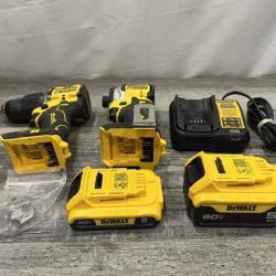 AS-IS DEWALT ATOMIC 20V MAX Lithium-Ion Cordless 2-Tool Combo Kit