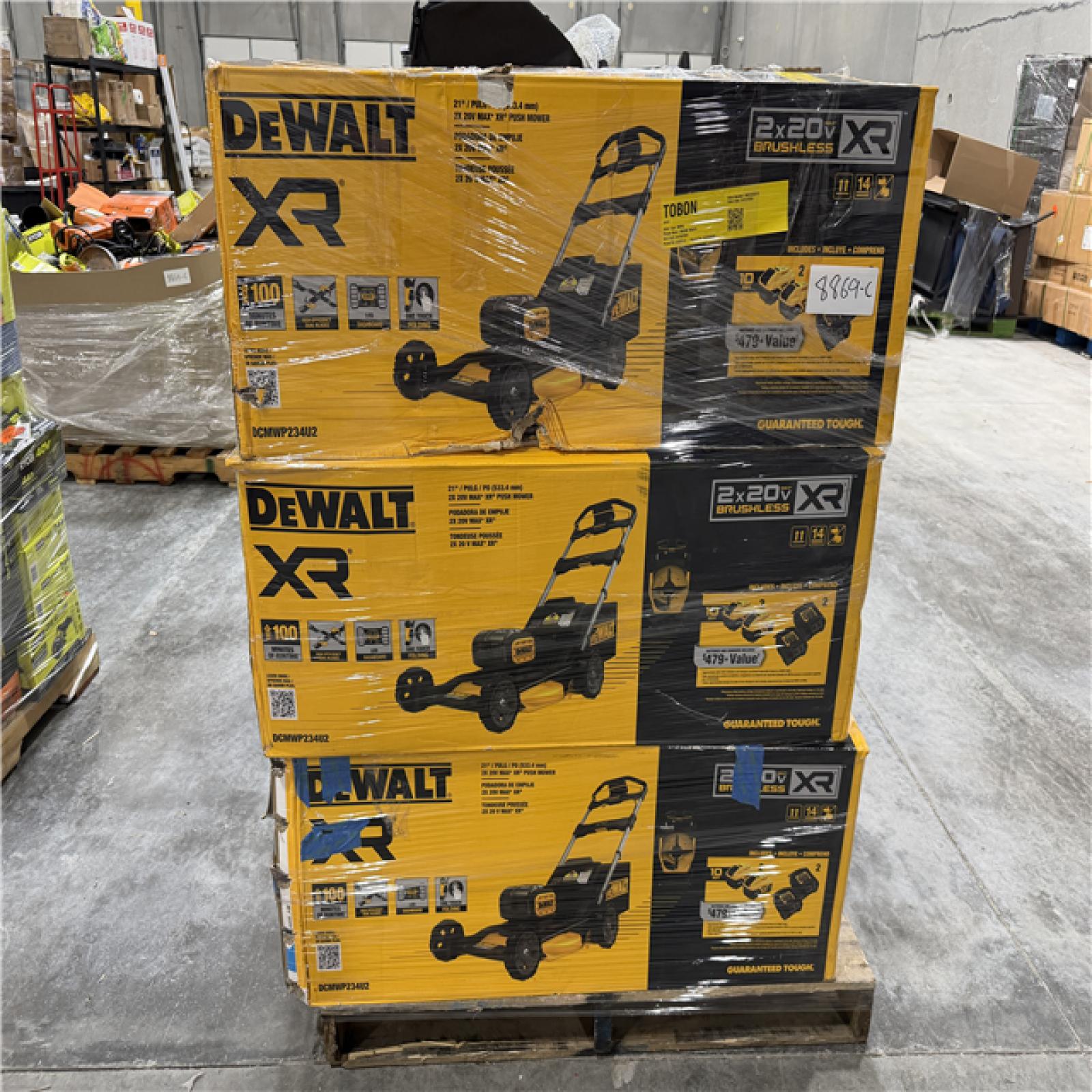 Atlanta Location As-IS Power Tools Truckload (7 Pallets) 8869-C