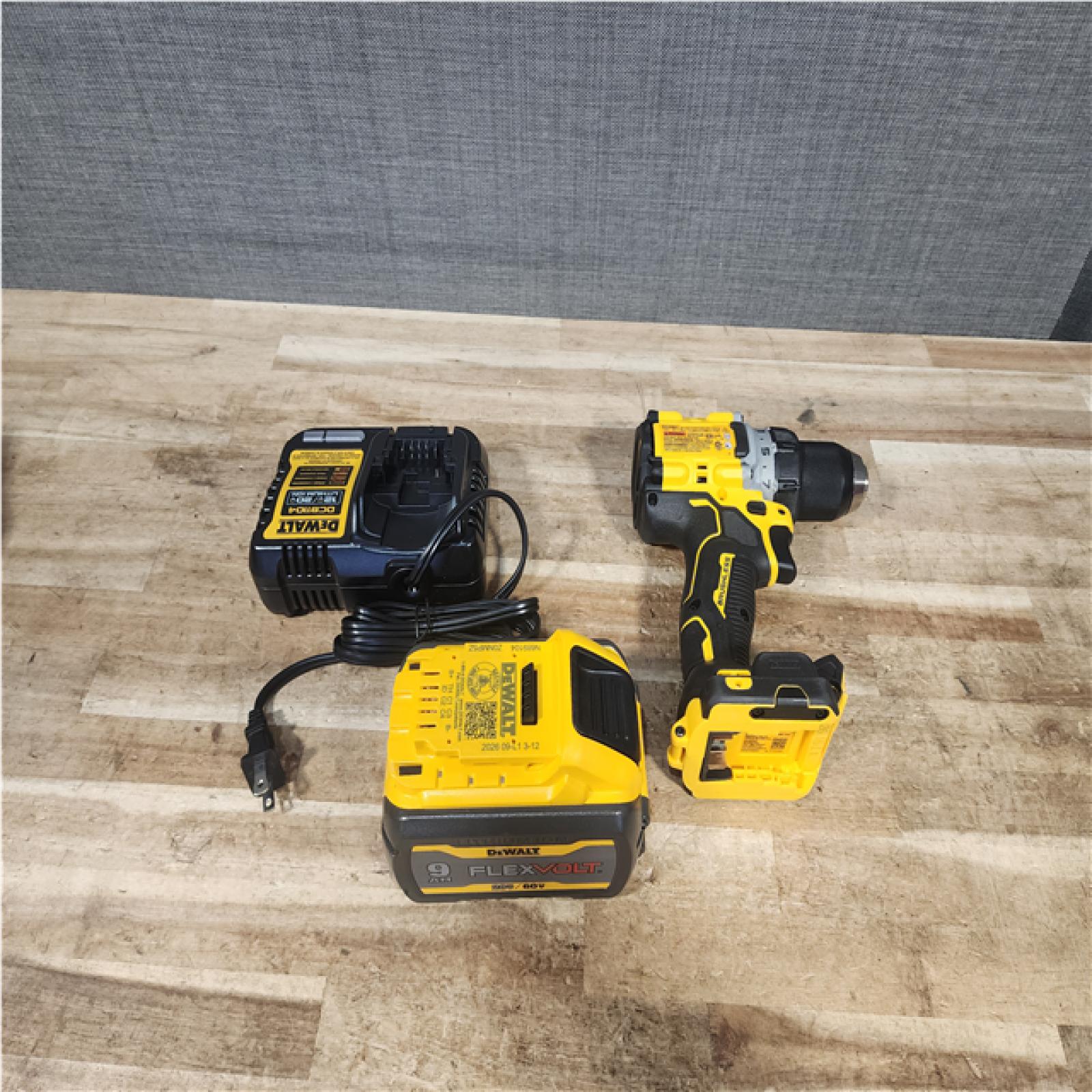Houston Location AS-IS DEWALT 20V MAX XR 1/2 Inch Drill Driver Kit - DCD801T1