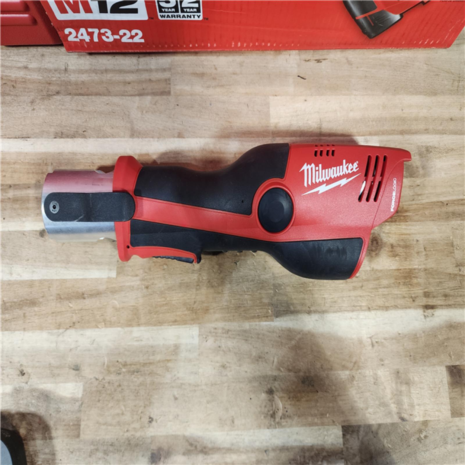 HOUSTON LOCATION - AS-IS (APPEARS LIKE NEW) M12 12-Volt Lithium-Ion Force Logic Cordless Press Tool Kit (3 Jaws Included) with Two 1.5 Ah Battery and Hard Case
