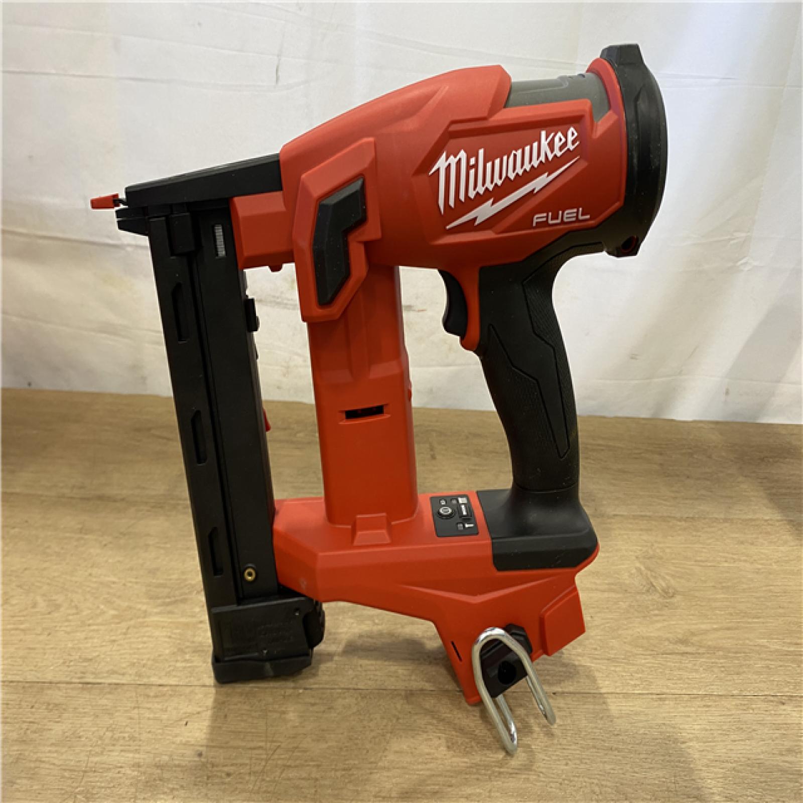 AS-IS Milwaukee FUEL 18-Volt Lithium-Ion Brushless Cordless 18-Gauge 1/4 in. Narrow Crown Stapler (Tool-Only)