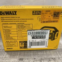 NEW - DEWALT 20V MAX Cordless Bluetooth Speaker (Tool Only)