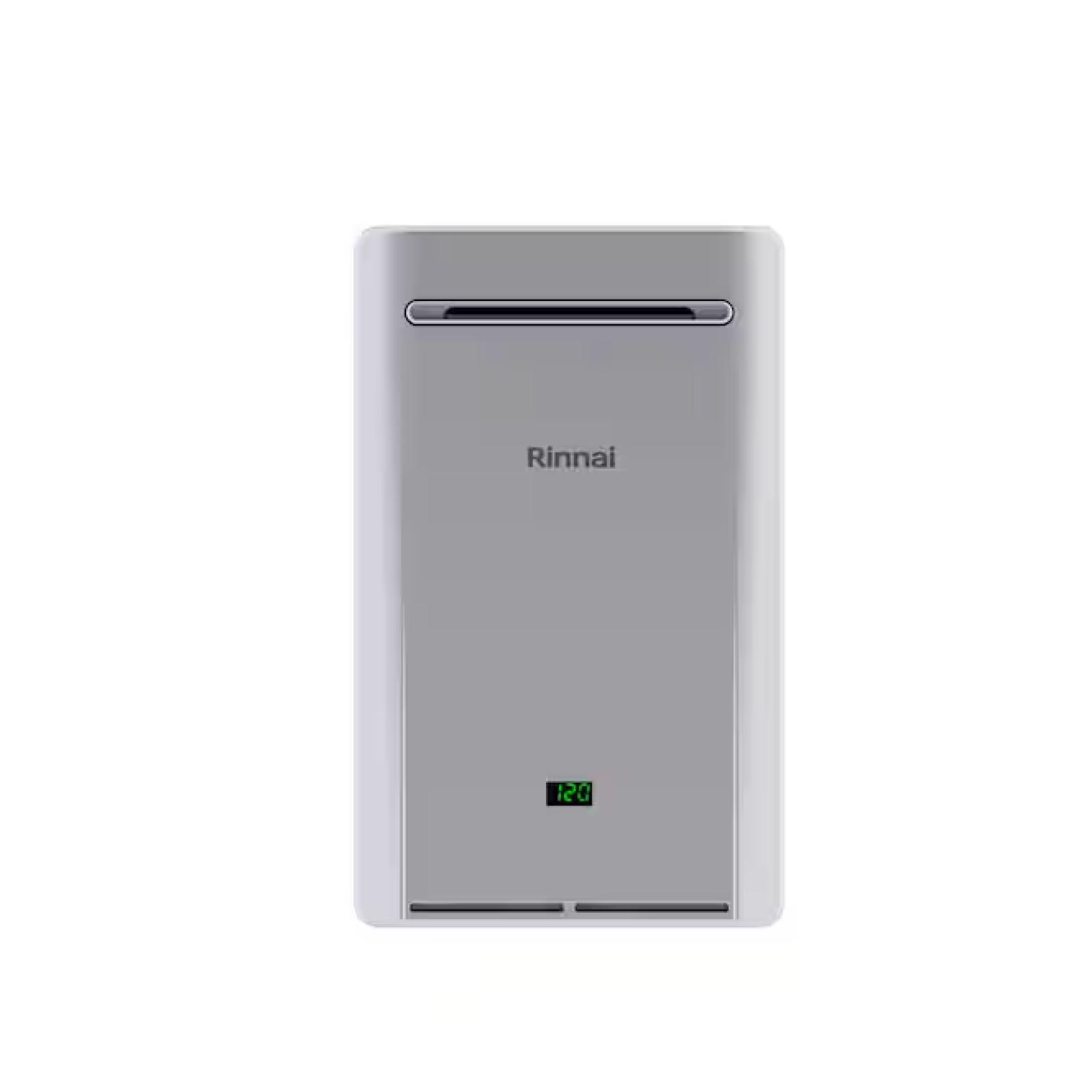 NEW! - Rinnai High Efficiency Non-Condensing 8.5 GPM Residential 180 000 BTU Exterior Propane Gas Tankless Water Heater