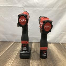 AS-IS Milwaukee FUEL 12-Volt Lithium-Ion Brushless Cordless Hammer Drill and Impact Driver Combo Kit