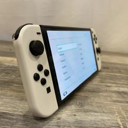 AS-IS Nintendo Switch OLED Console with White Joy-Con