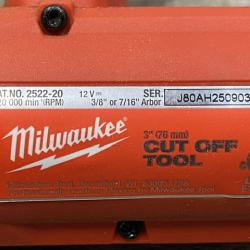 AS-IS Milwaukee FUEL 12V Lithium-Ion Brushless Cordless 3 in. Cut Off Saw (Tool-Only)