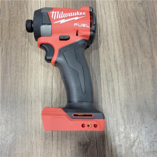 AS-IS Milwaukee 2953-20 18V Lithium-Ion Brushless Cordless 1/4   Hex Impact Driver Bare Tool  Red