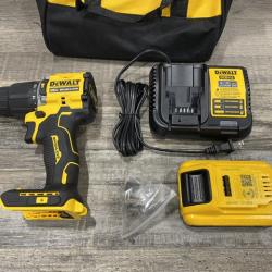 AS-IS DEWALT ATOMIC 20V Cordless 1/2 in. Compact Hammer Drill Kit