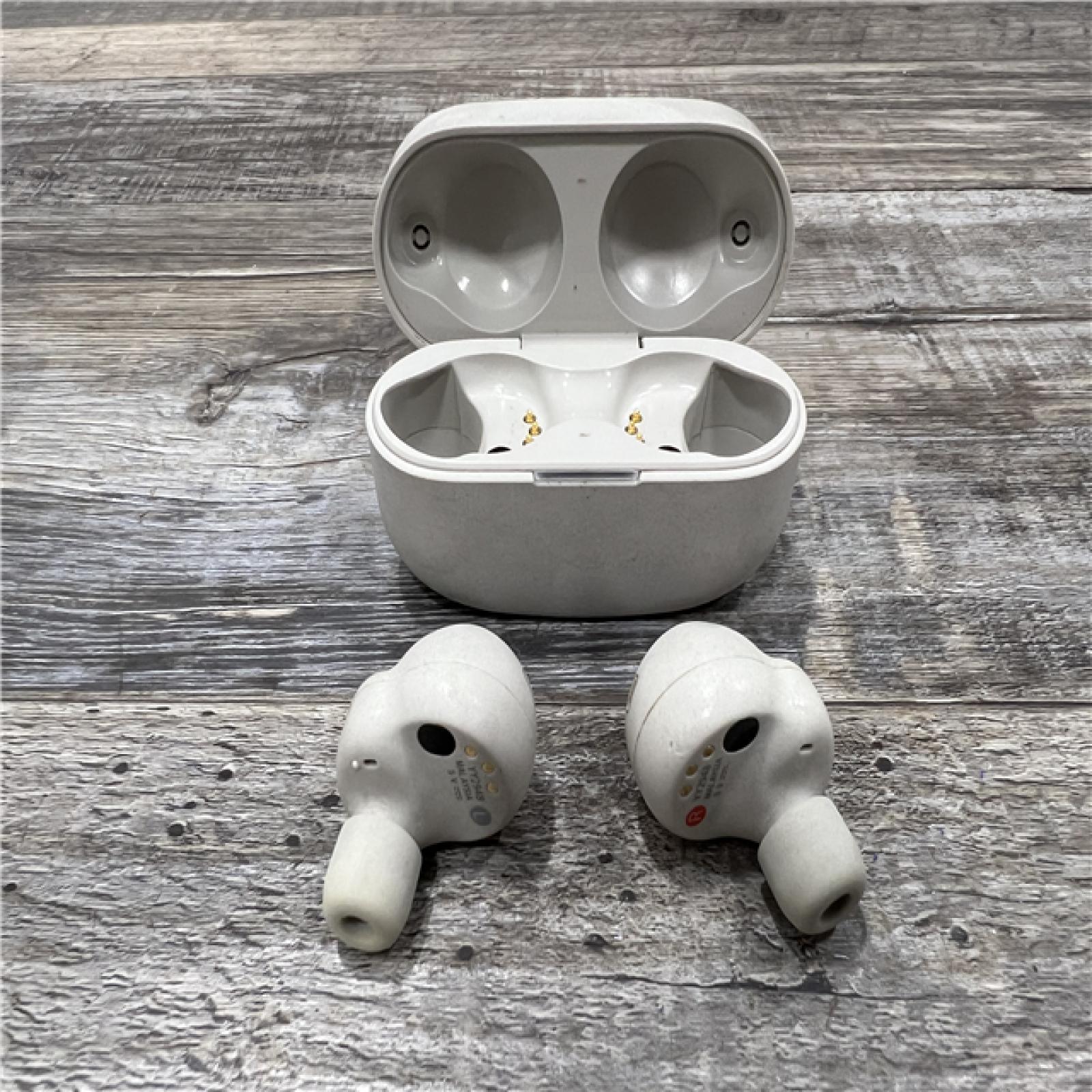 AS-IS Sony WF-1000XM4 Wireless Earbud Headphones with Alexa Built-in-Silver