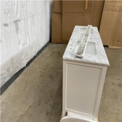 Houston Location - AS-IS home improvement pallet STURGESS 61 IN. W X 22 IN. VANITY MARBLE TOP