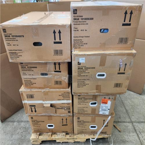 Phoenix AS-IS Mixed Handmade Kitchen Sinks (8-Sinks)