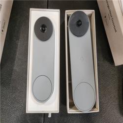 Phoenix AS-IS Google Nest Doorbell (Wired  3rd Gen) - Smart Wi-Fi Video Doorbell Camera (2-Pack)