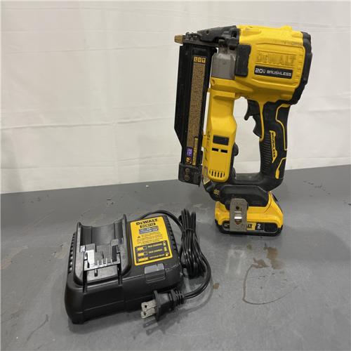 AS-IS - DeWalt ATOMIC 20V MAX Lithium Ion Cordless 23 Gauge Pin Nailer Kit