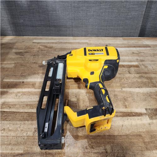 Houston Location AS-IS DEWALT 20V MAX XR 16-Gauge Lithium-Ion Cordless Finish Nailer (Tool Only)