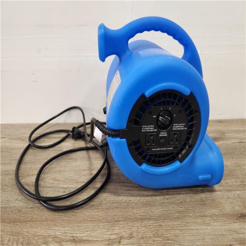 Phoenix Location Like NEW B-Air 1/4 HP Air Mover Blower Fan for Water Damage Restoration Carpet Dryer Floor Home and Plumbing Use in Blue VP-25
