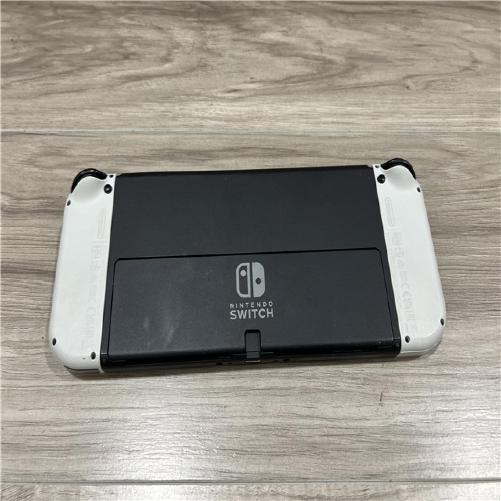 AS-IS Nintendo Switch OLED Model HEG-001 Handheld Console - 64GB - White