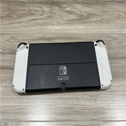AS-IS Nintendo Switch OLED Model HEG-001 Handheld Console - 64GB - White