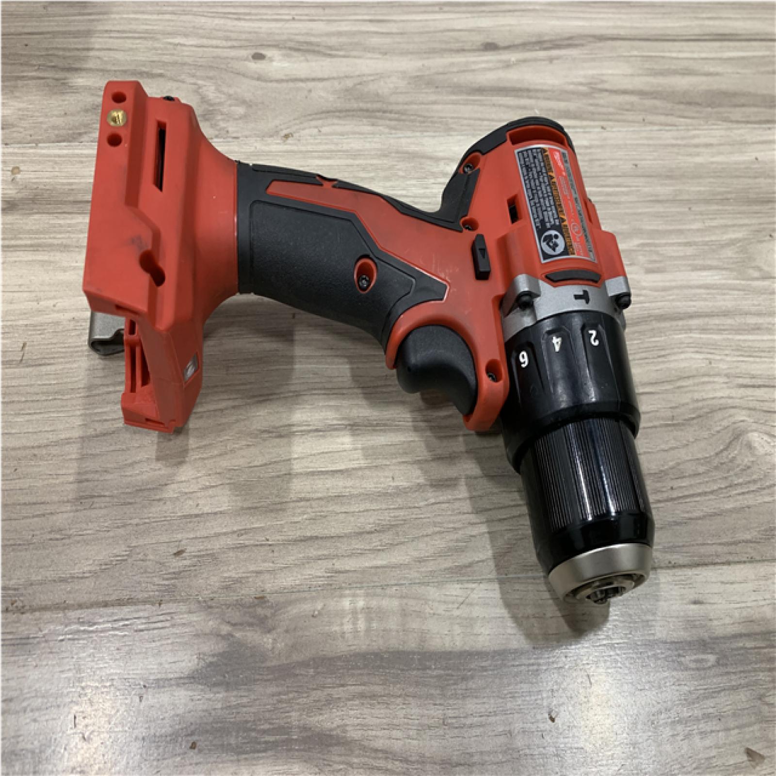 AS-IS Milwaukee 18V Lithium-Ion Brushless Cordless 1/2 in. Compact Hammer Drill/Driver (Tool-Only)
