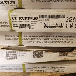 Phoenix Daltile Rivermont Oro 24 in. x 24 in. Polished Porcelain Stone Look Floor and Wall Tile (325 sq. ft./22 case)