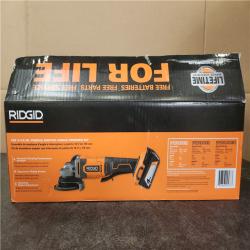 Phoenix LIKE NEW RIDGID 18V Cordless 4-1/2 in. Angle Grinder Kit with 4.0 Ah Battery and Charger