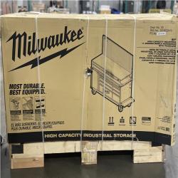 DALLAS LOCATION - Milwaukee High Capacity 61 in. W x 22.1 in D 11-Drawer Mobile Workbench Cabinet with Solid Wood Top and Pegboard