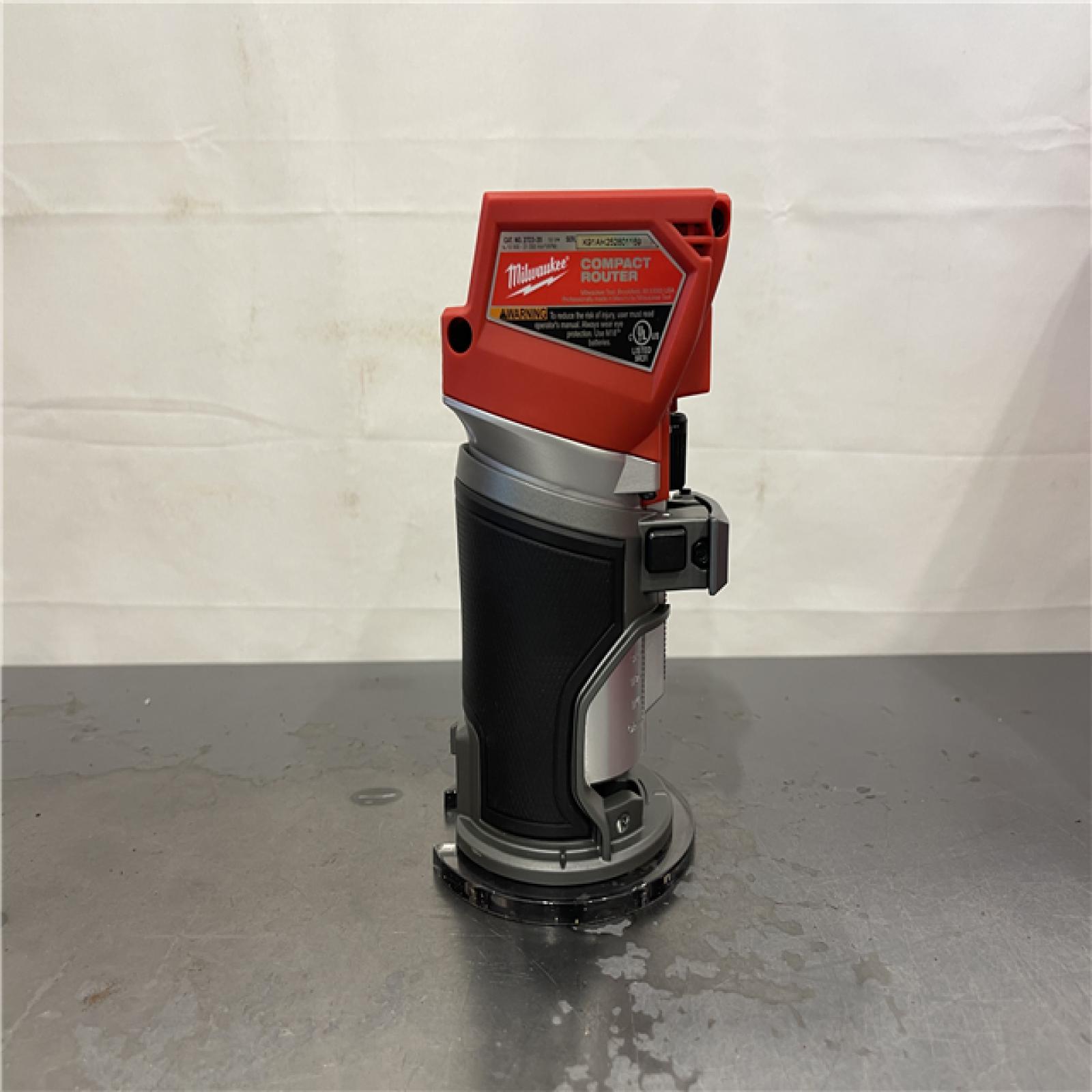 AS-IS- Milwaukee M18 FUEL Compact Router (Tool-Only)