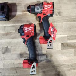 HOUSTON LOCATION - AS-IS (APPEARS LIKE NEW) MILWAUKEE M18 FUEL 18V Lithium-Ion Brushless Cordless Hammer Drill and Impact Driver Combo Kit (2-Tool) with 2 Batteries