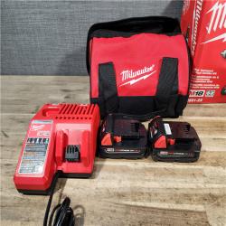 HOUSTON LOCATION - AS-IS Milwaukee M18 18V Lithium-Ion Cordless Drill Driver/Impact Driver Combo Kit