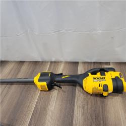 AS-IS  DEWALT FLEXVOLT 60V MAX 17 in. Cordless Battery Powered Attachment Capable Trimmer Kit with (1) FLEXVOLT 3 Ah Battery & Charger