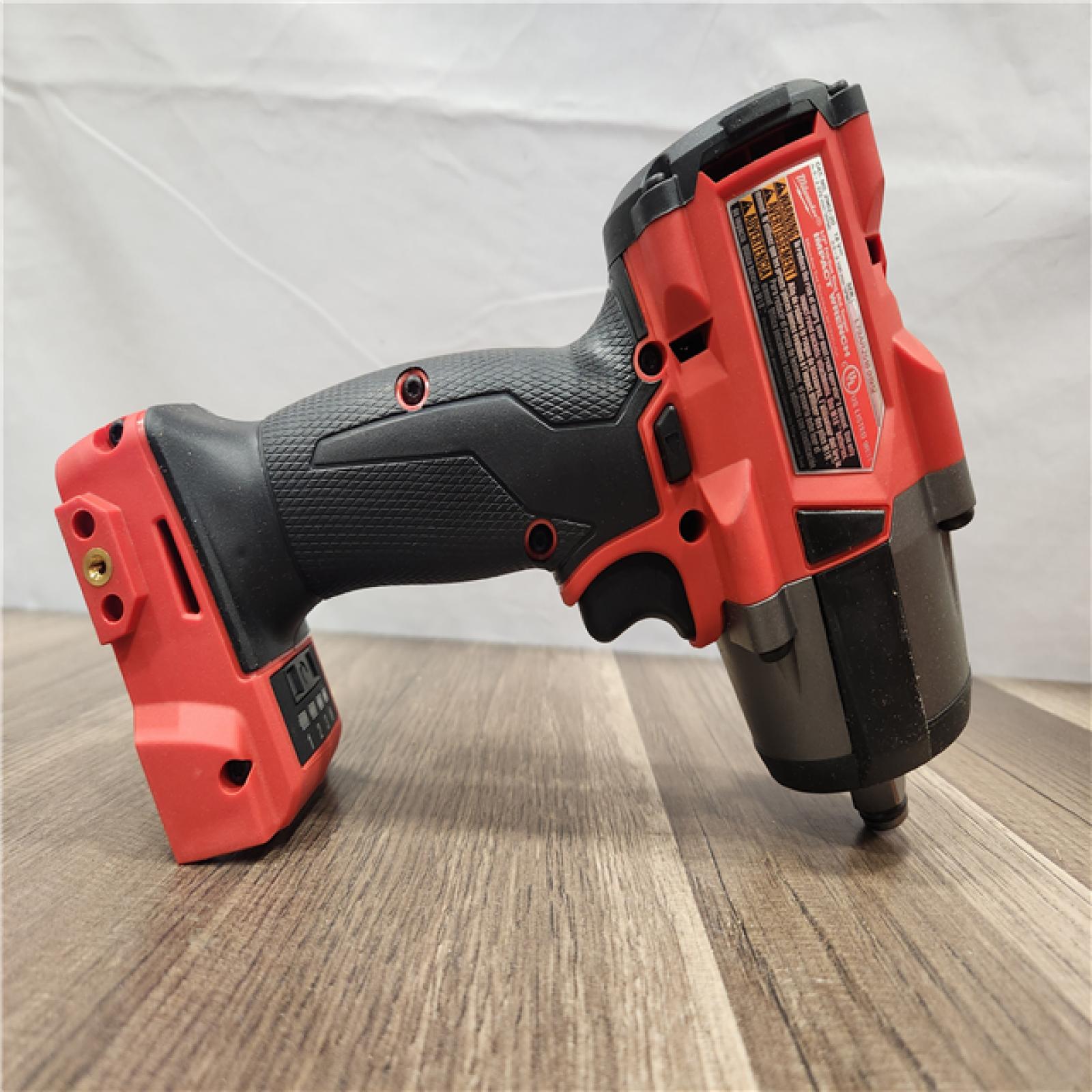 AS-IS- Milwaukee M18 18V Fuel 1/2 Mid-Torque Impact Wrench Cordless Lithium-Ion Brushless (Tool-Only) with Friction Ring