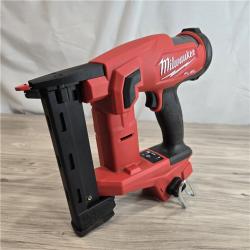 AS-IS MILWAUKEE FUEL 18V Cordless 18-Gauge 1/4 in. Narrow Crown Stapler (Tool-Only)