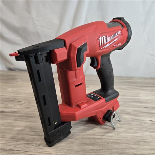 AS-IS MILWAUKEE FUEL 18V Cordless 18-Gauge 1/4 in. Narrow Crown Stapler (Tool-Only)