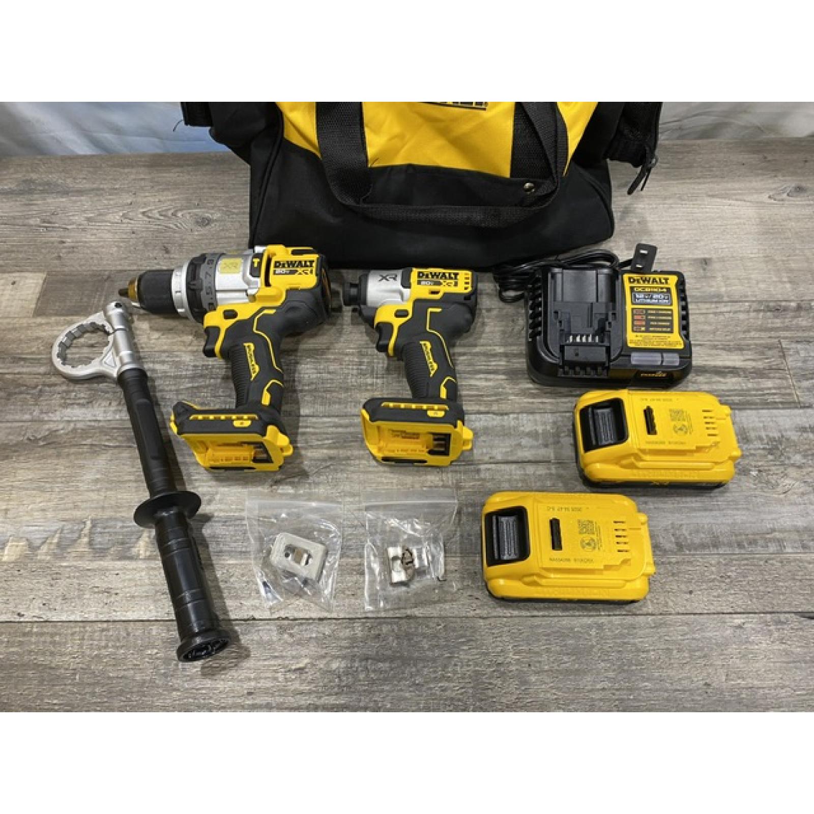 AS-IS DEWALT 20V MAX Lithium-Ion Cordless 2-Tool Combo Kit