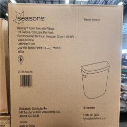 Phoenix Location NEW Seasons Keating Round Toilet Bowl With Tank 1.0 Gallons/ 3.8 Liters a Flush Pallet (12 Toilets)