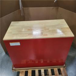 CALIFORNIA NEW 52 IN 10-DRAWER MODULAR MOBILE WORKBENCH WITH SOLID WOOD TOP