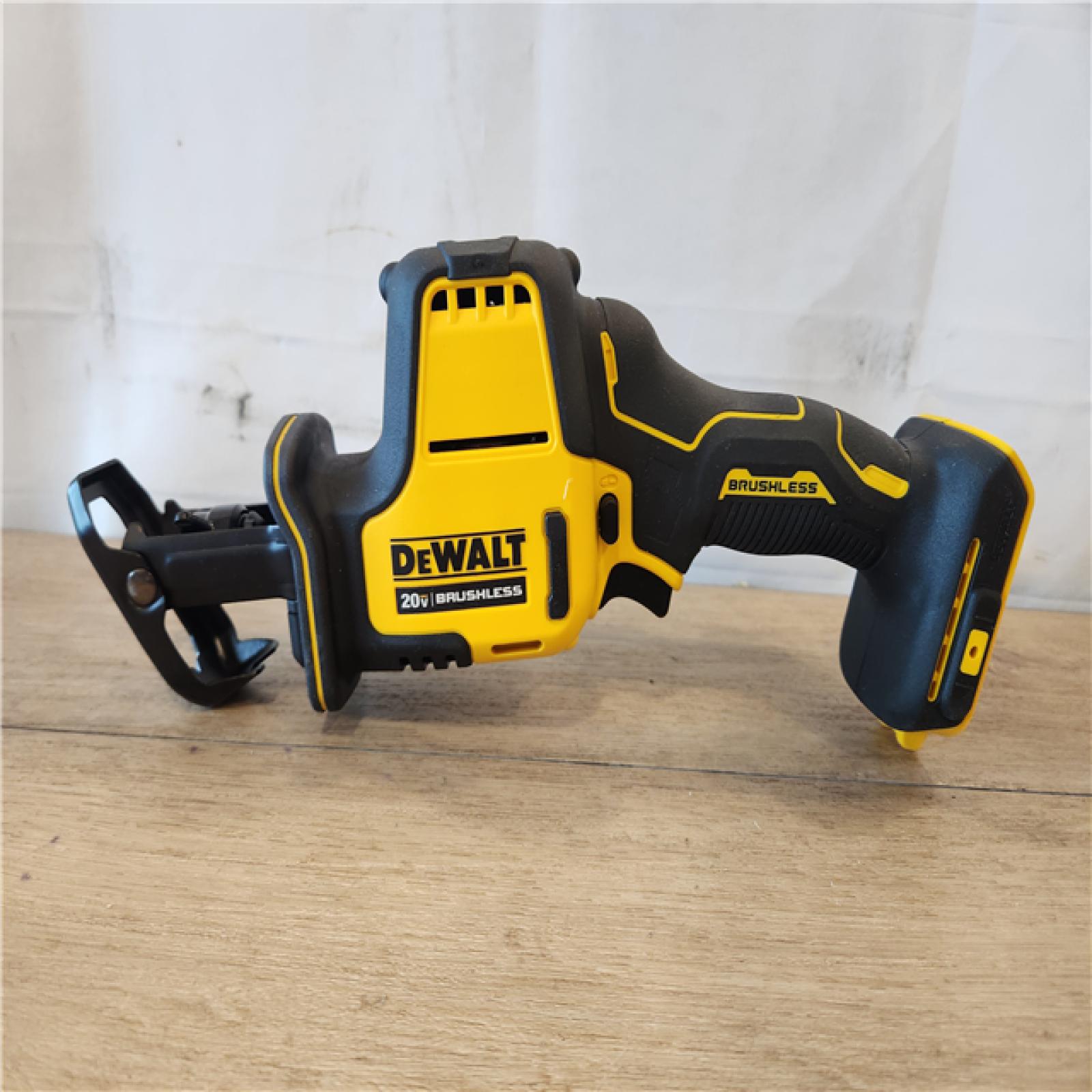 AS-IS- DEWALT ATOMIC 20V MAX Cordless Brushless Compact Reciprocating Saw (Tool Only)