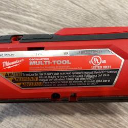 AS-IS Milwaukee FUEL 12V Lithium-Ion Cordless Oscillating Multi-Tool (Tool-Only)
