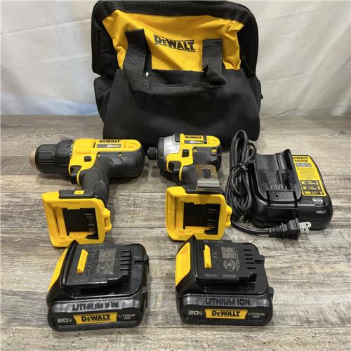 LIKE NEW - DEWALT 20V MAX Cordless Drill/Impact 2 Tool Combo Kit
