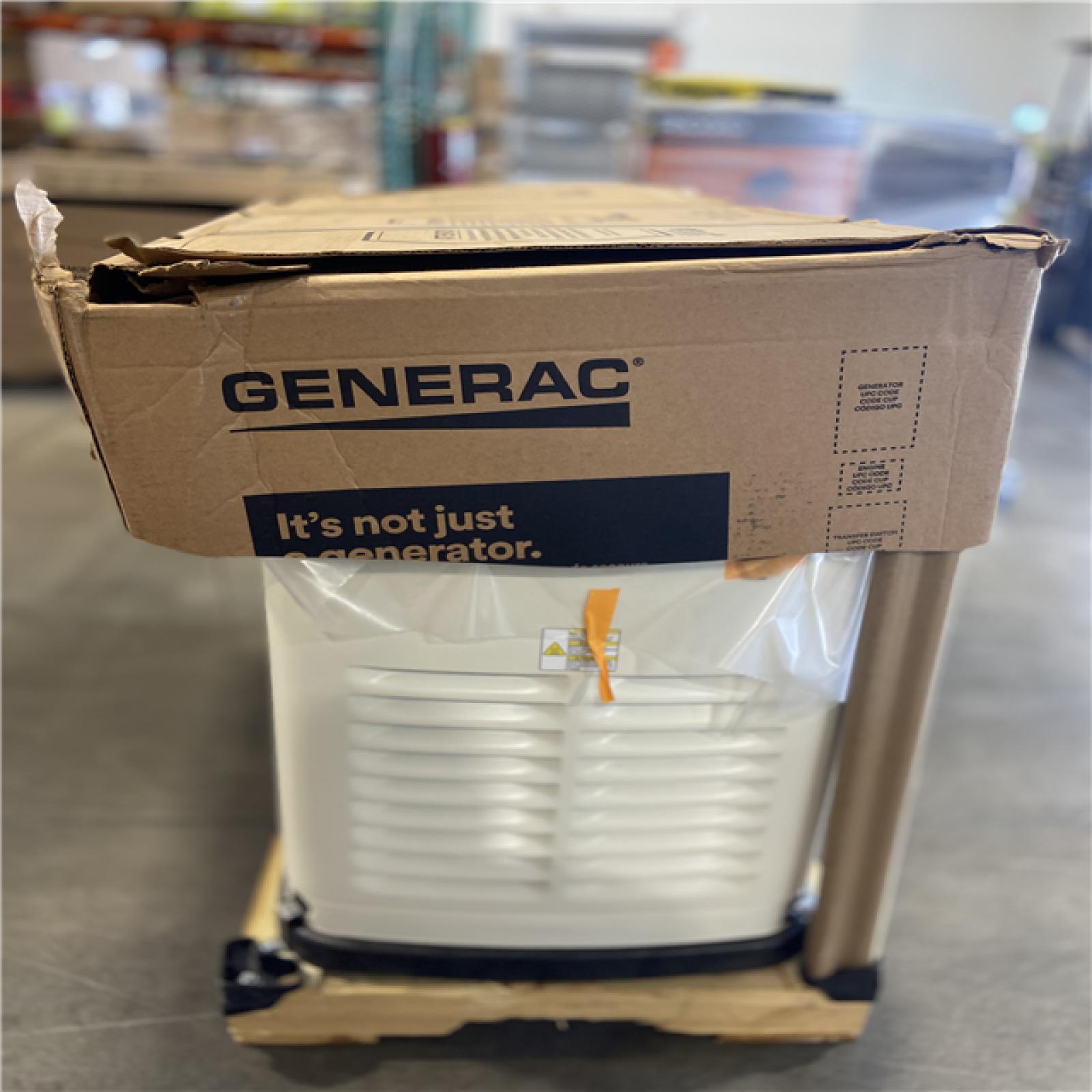 DALLAS LOCATION - Generac 26,000 Watt - Dual Fuel Air- Cooled Whole House Home Standby Generator